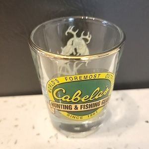 🍃 Cabela's shot glass deer hunting